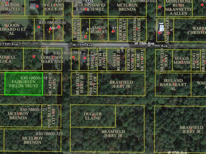 0 W 16th Avenue, Pine Bluff, AR, 71603 owner financed land in arkansas