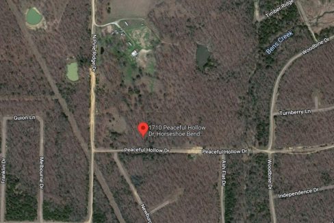 1710 Peaceful Hollow Drive, Horseshoe Bend, AR 72512 owner financed land in arkansas