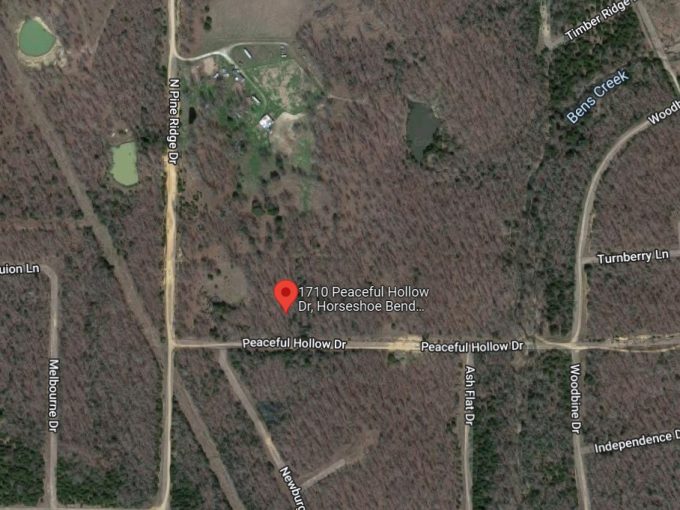 1710 Peaceful Hollow Drive, Horseshoe Bend, AR 72512 owner financed land in arkansas