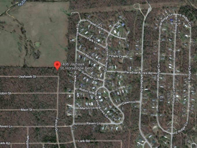 1406 Jayhawk Street, Horseshoe Bend, AR 72512 owner financed land in arkansas