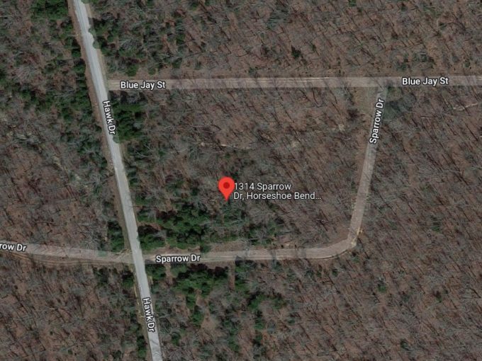 1314 Sparrow Drive, Horseshoe Bend, AR 72512 owner financed land in arkansas