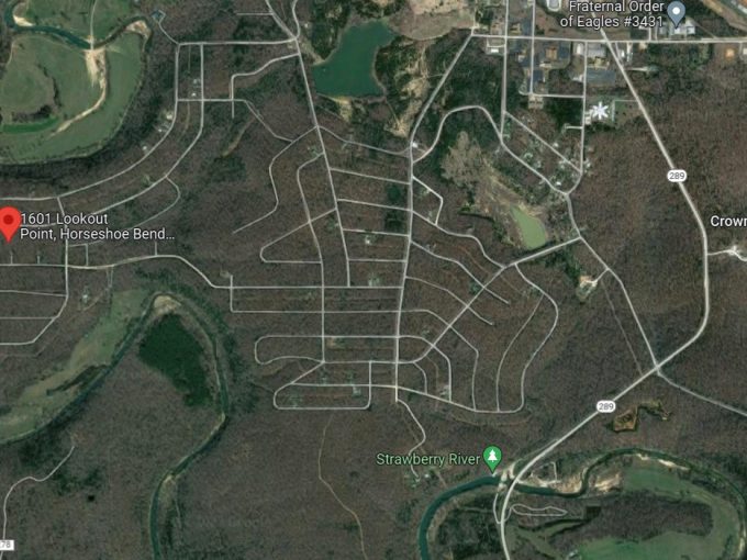 1601 Lookout Point, Horseshoe Bend, AR 72512 owner financed land in arkansas