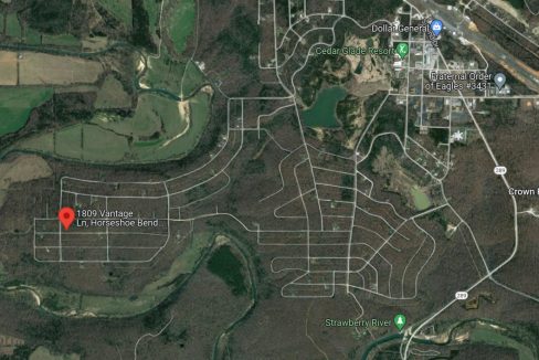 1809 Vantage Lane, Horseshoe Bend, AR 72512 owner financed land in arkansas
