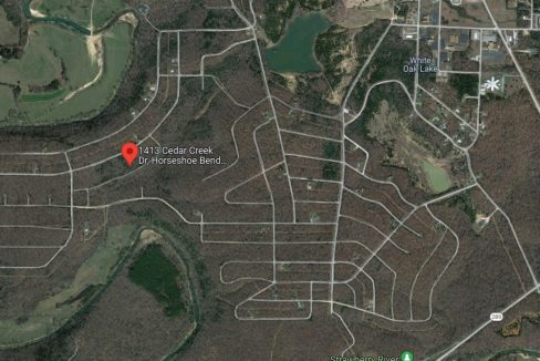 1413 W Cedar Creek Drive, Horseshoe Bend, AR 72512 owner financed land in arkansas