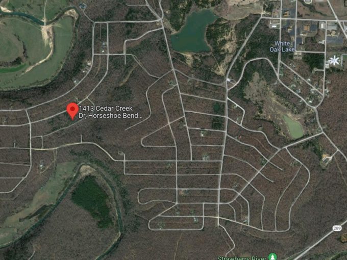 1413 W Cedar Creek Drive, Horseshoe Bend, AR 72512 owner financed land in arkansas