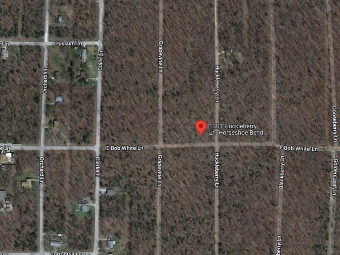 1301 Huckleberry Lane, Horseshoe Bend, AR 72512 owner financed land in arkansas