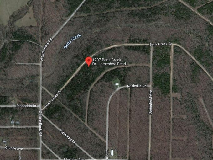 1207 Bens Creek Drive, Horseshoe Bend, AR 72512 owner financed land in arkansas