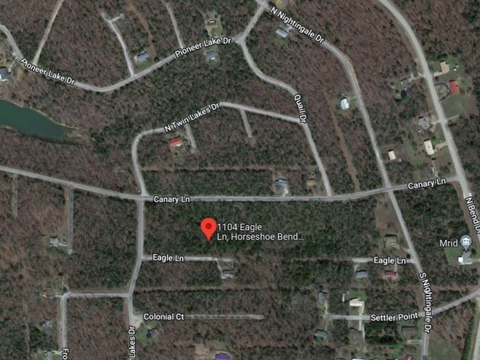1104 Eagle Lane, Horseshoe Bend, AR 72512 owner financed land in arkansas