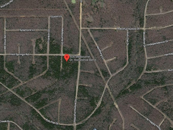 608 Melbourne Drive, Horseshoe Bend, AR 72512 owner financed land in arkansas