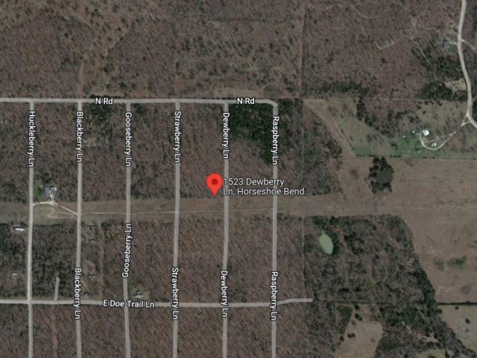 1523 Dewberry Lane, Horseshoe Bend, AR 72512 owner financed land in arkansas