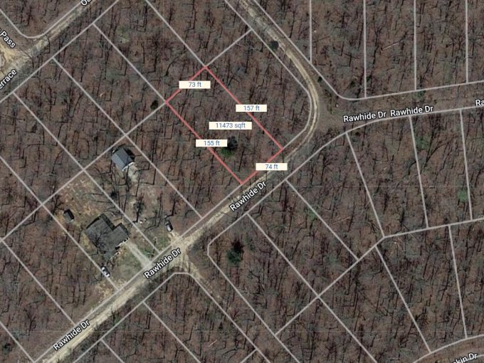 Lot 10, Rawhide Drive, Ozark Acres, AR 72482 owner financed land in arkansas