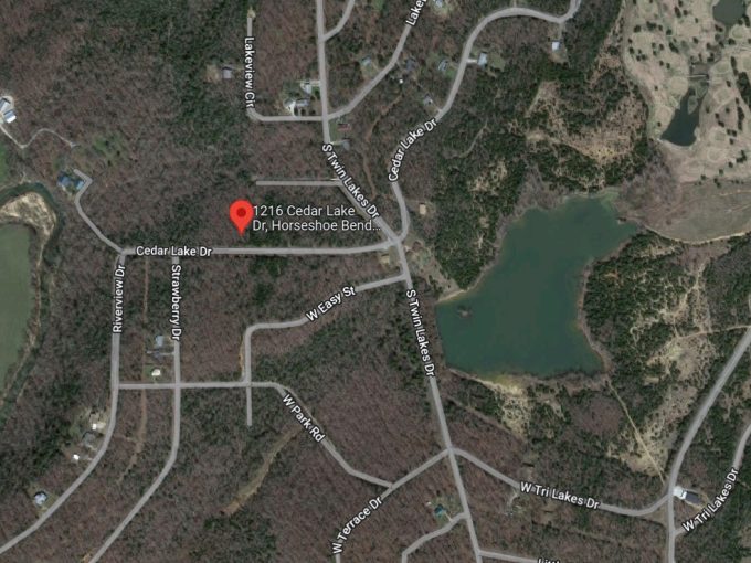 1216 Cedar Lake Drive, Horseshoe Bend, AR 72512 owner financed land in arkansas