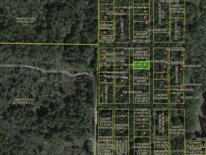 Lots 5-6, North Birch Street, Pine Bluff, AR 71601 owner financed land in arkansas