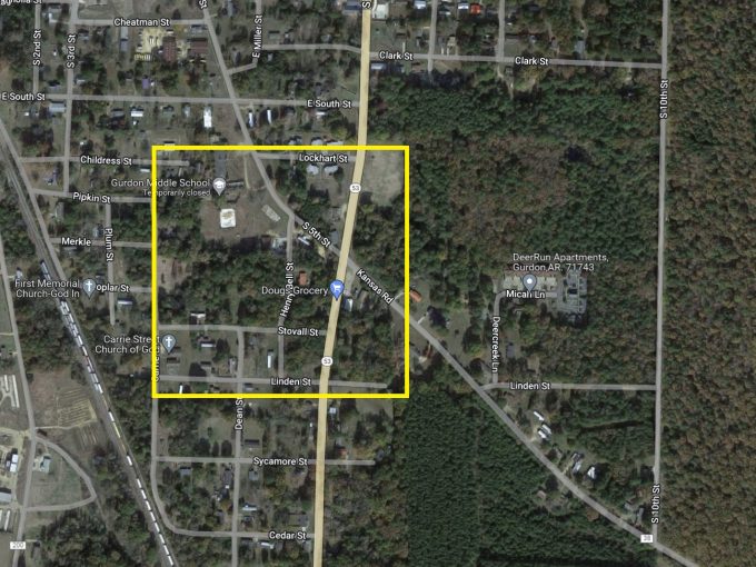 1.3 Acres, South 6th Street, Gurdon AR 71743 owner financed land in arkansas