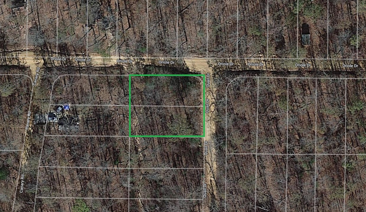 Lots 1920, Quail Drive, Ozark Acres AR 72482 For Sale The Lot Store